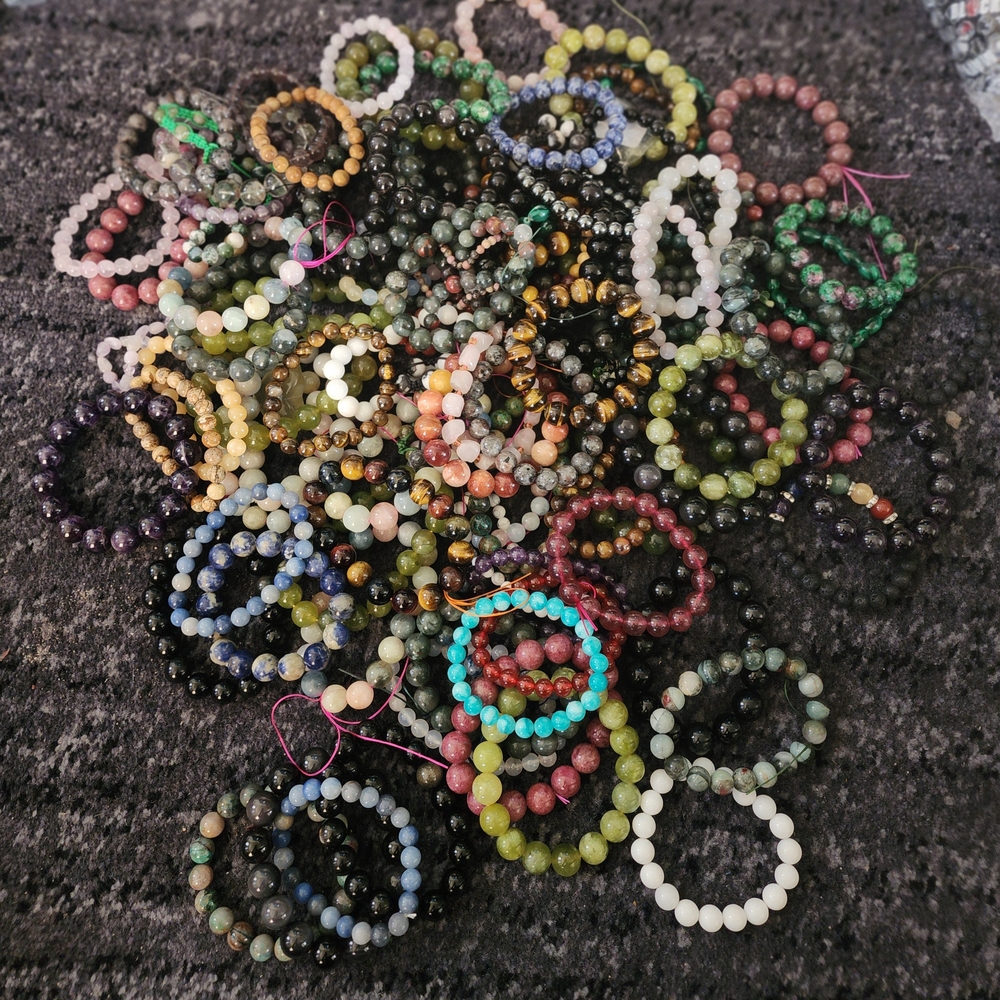 Colorful Beaded Bracelets Set